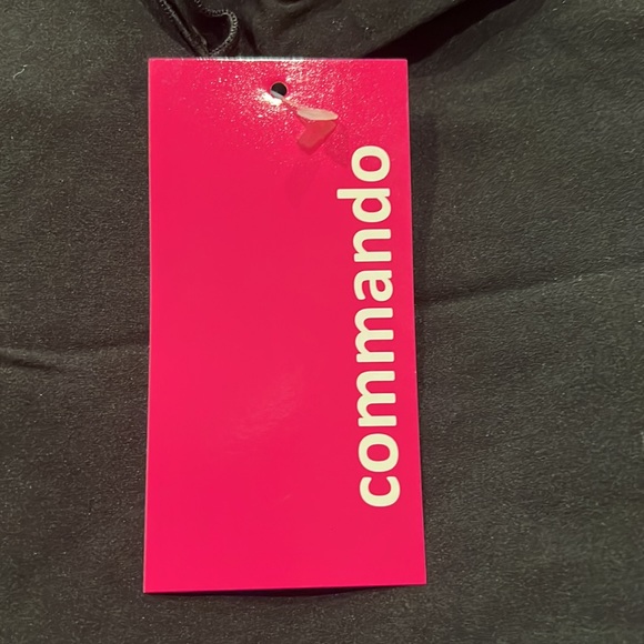 Commando Seamless Mock-Neck Thong Bodysuit in Black (OS) - Picture 10 of 12